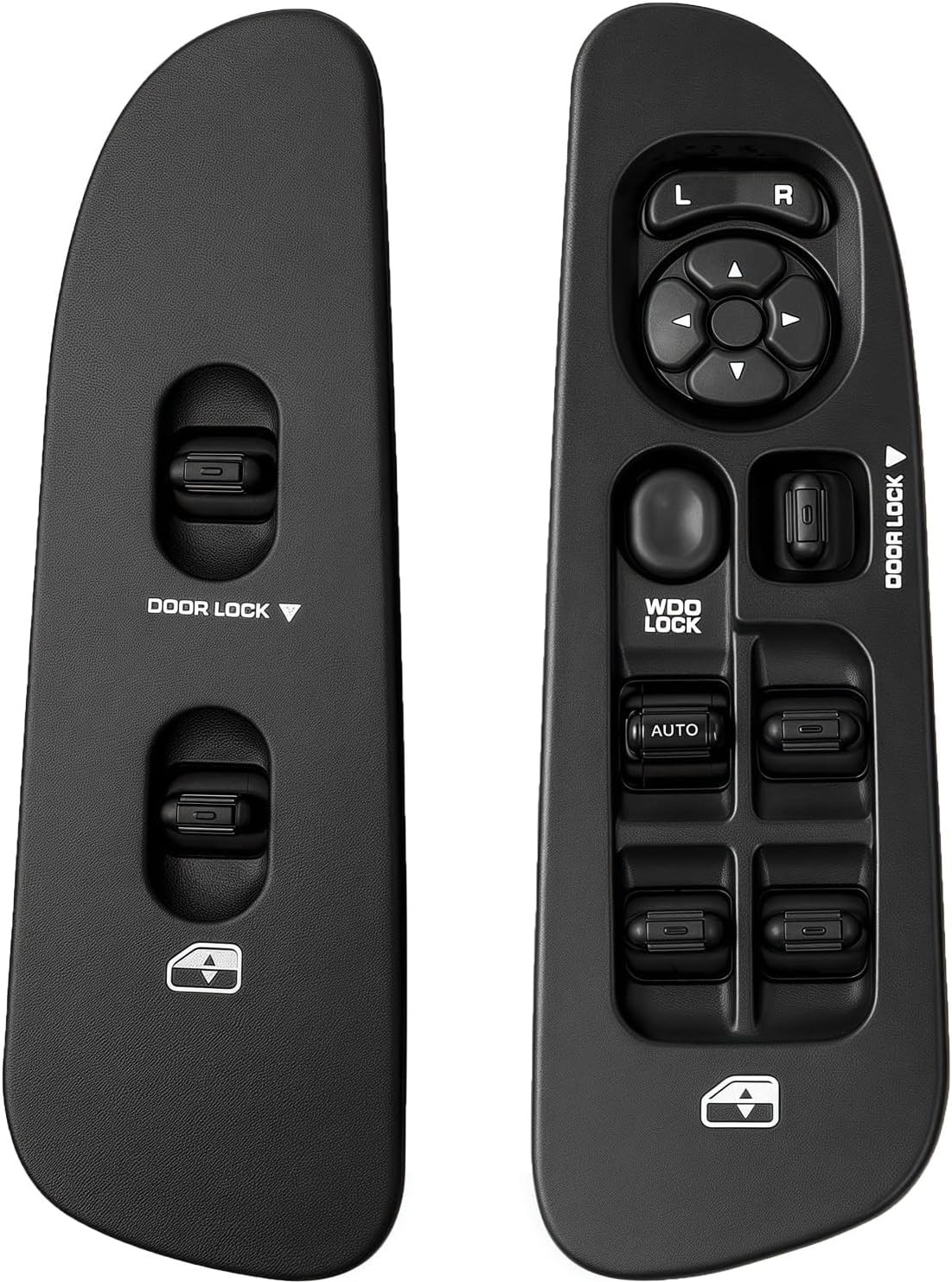 Power Window Switch with Bezel (Driver and Passenger Side) for Dodge Ram 1500…