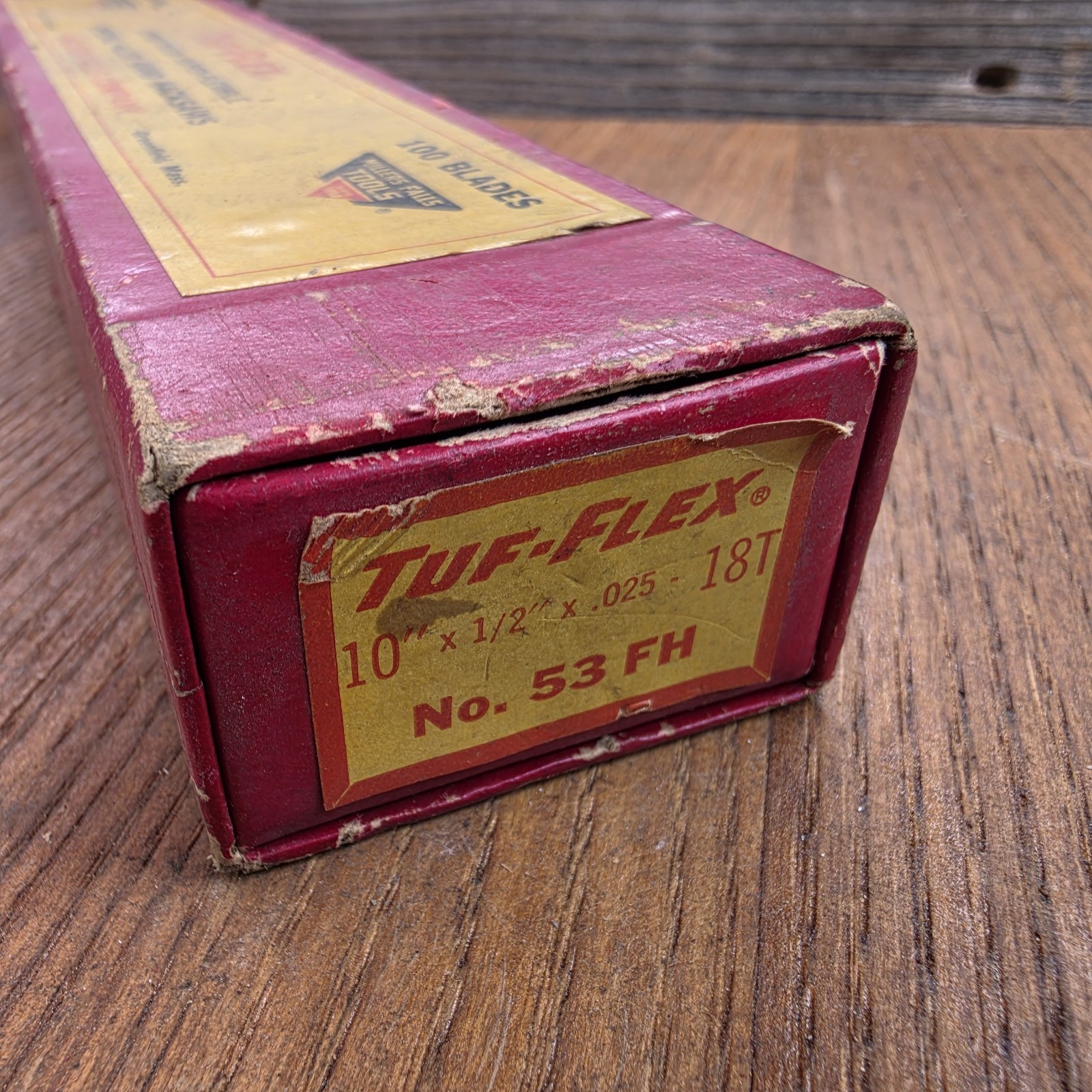 Vintage Millers Falls 100 Blades Box And 8 Blades