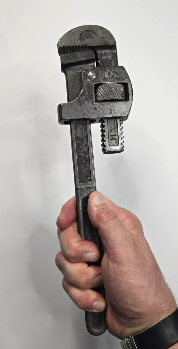 The Ridge Tool Co 14 Inch Improved Stillson Pipe Wrench Elyria OH