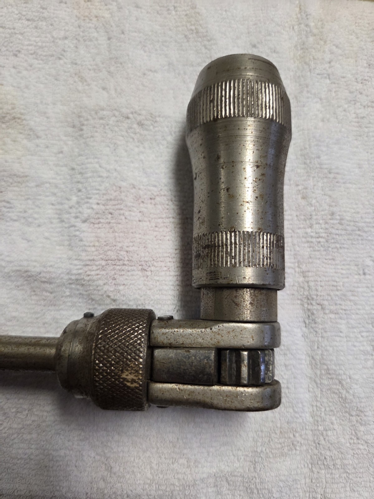 Vintage Millers Falls Ratchet Brace Drill W/ Complete Irwin No 2 Expansion Bit
