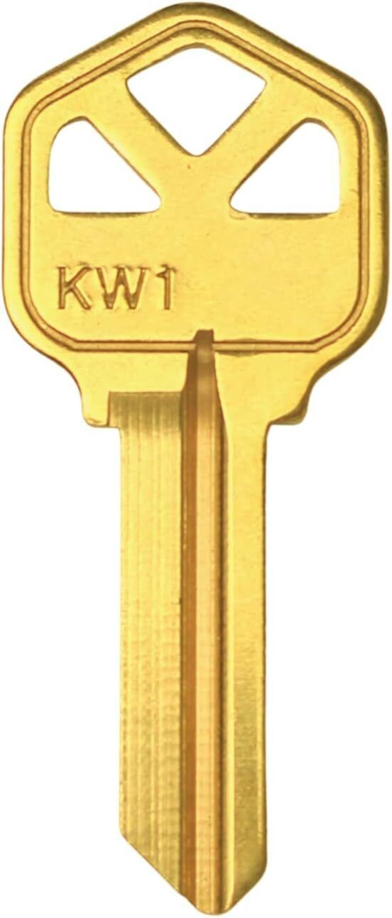 NEW 50PCS KW1 Blank Key Blanks Uncut Blank Keys Copper Structures Blank Keys .