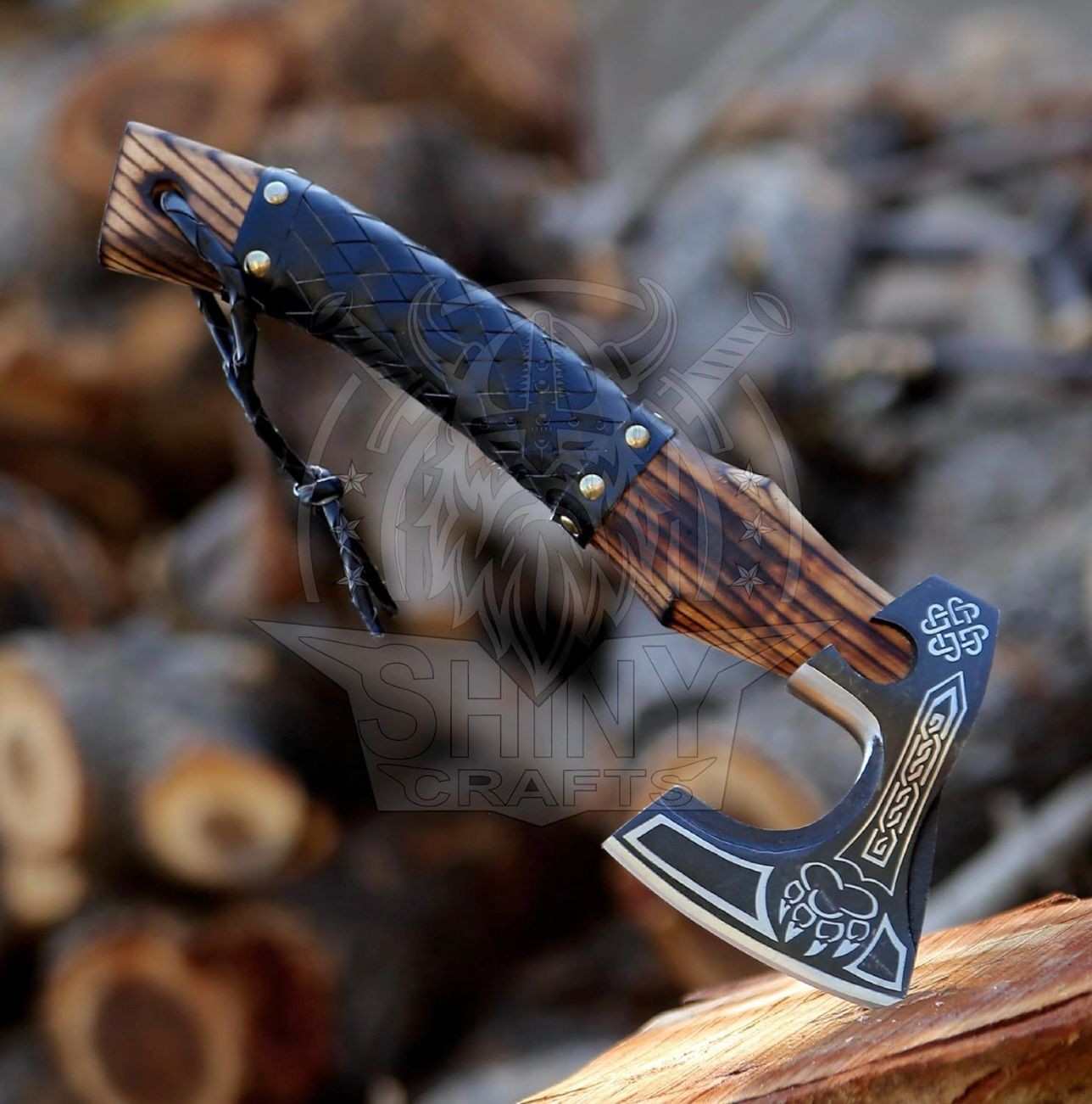 Customs Handmade Mini Berserker Axe Tomhahawk Battle Axe Viking Axe Gift SCA-16