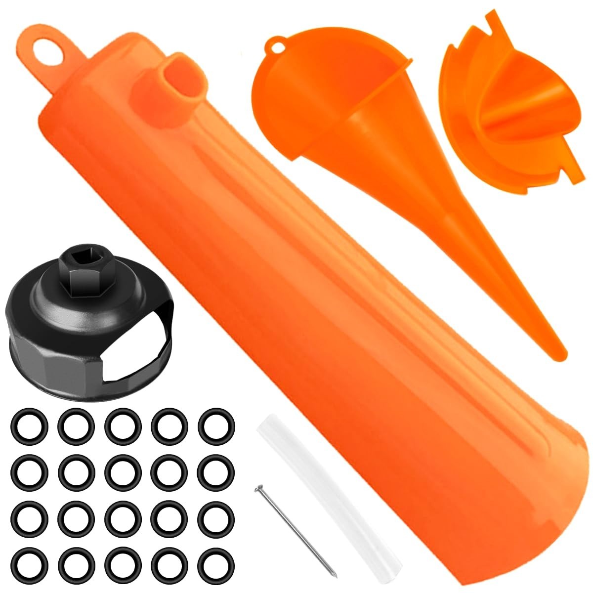Complete Harley Davidson Oil Change Tool Kit with Drip-Free Funnel & Wrench
