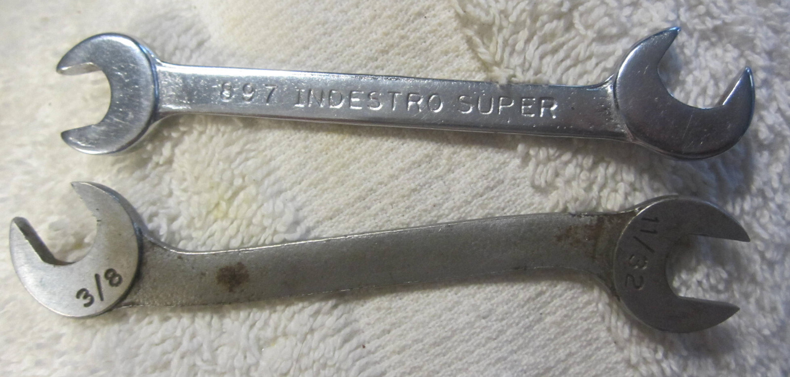 2 ad tool,Indestro Super 11/32” x 3/8” Small Ignition 4-Way Angle Wrench 897 VTG
