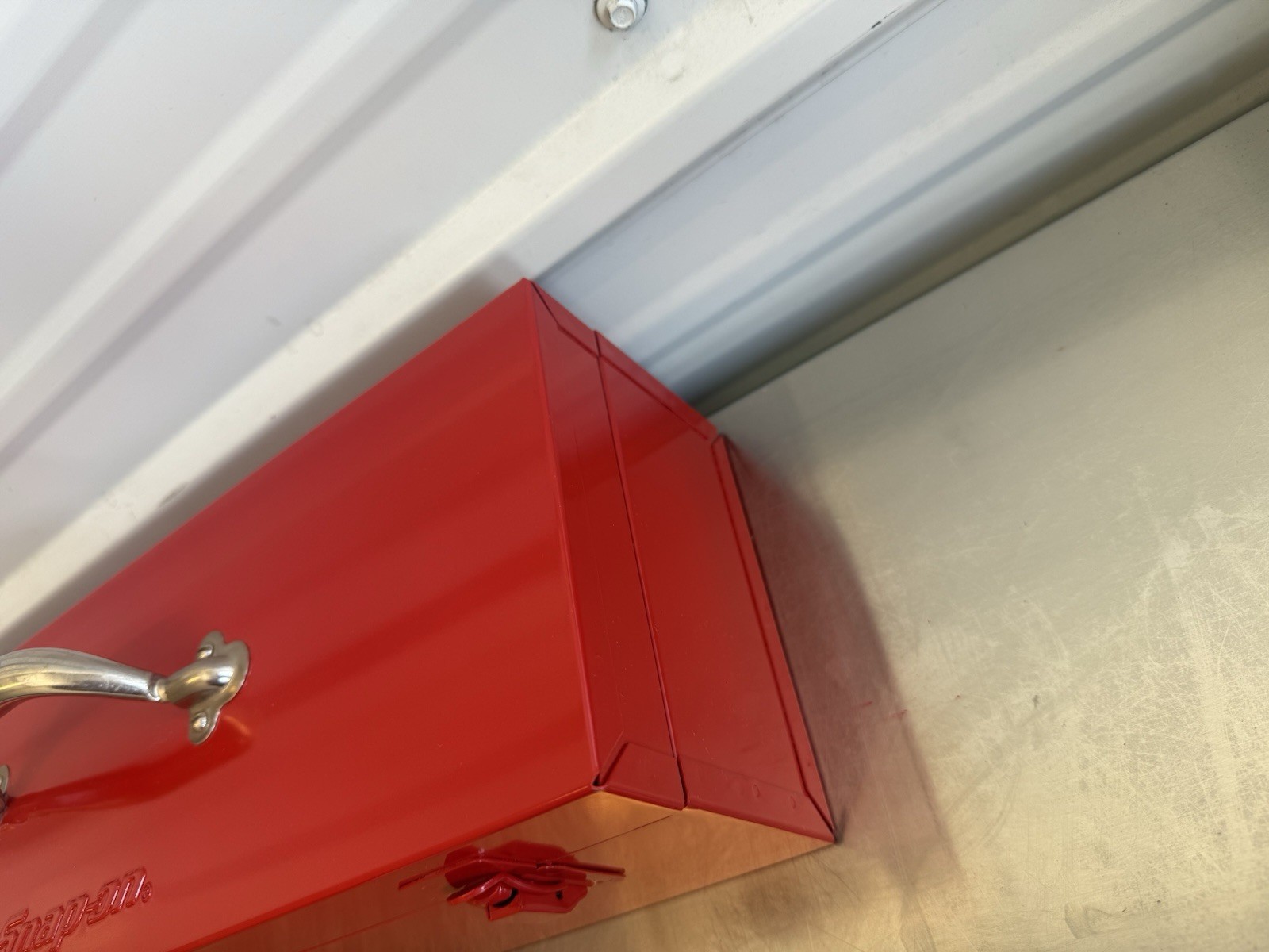 Vintage Snap On Red Handheld Tool Box Removable Divider Tray KRA 250B