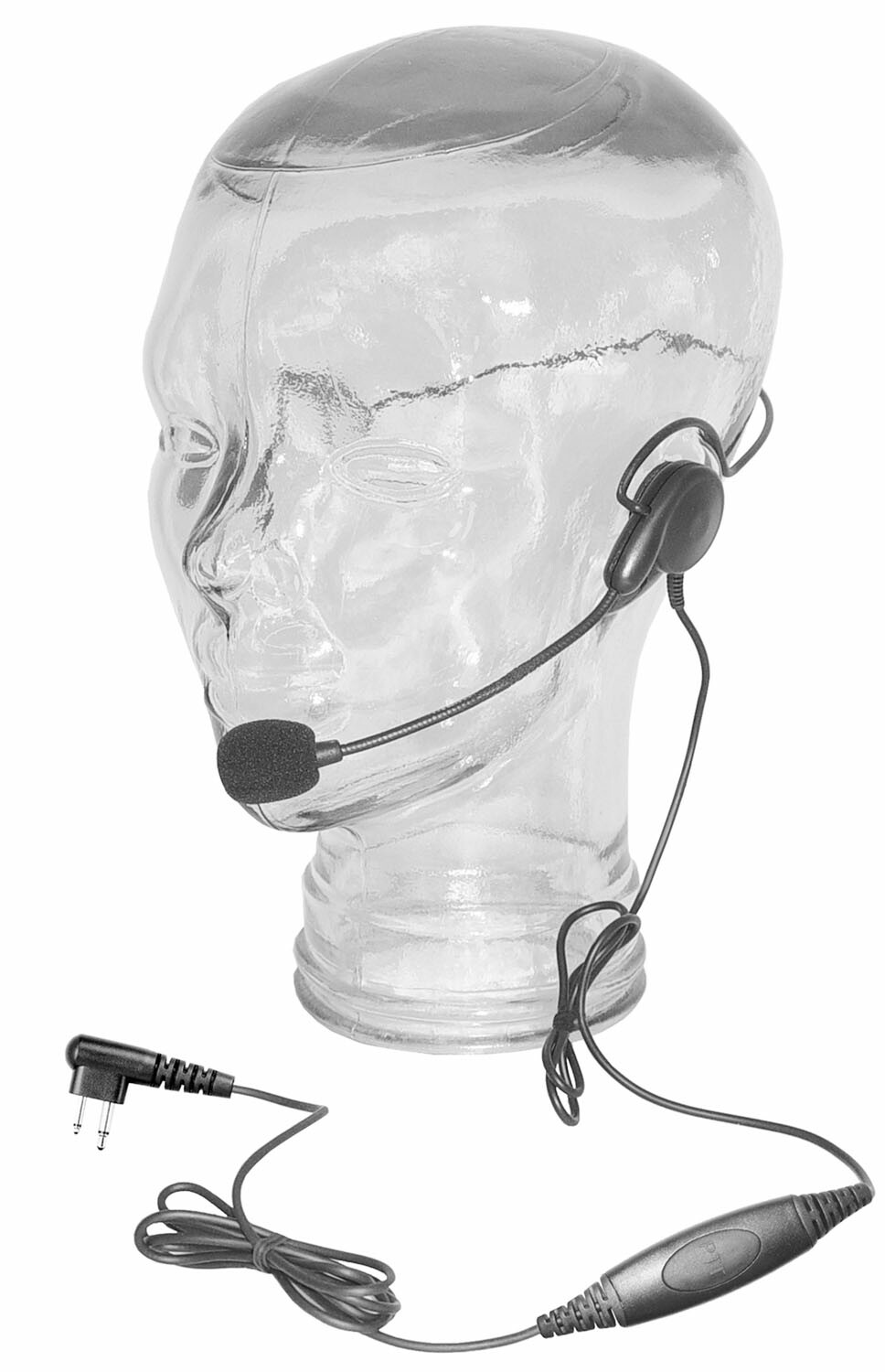 Klein Blackboxrazor Klein – Behind The Head Headset With Boom Push-To-Talk Micro