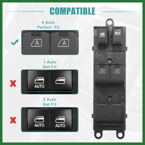 Front Left Driver Side Master Power Window Switch Fit for Infiniti FX35 2003