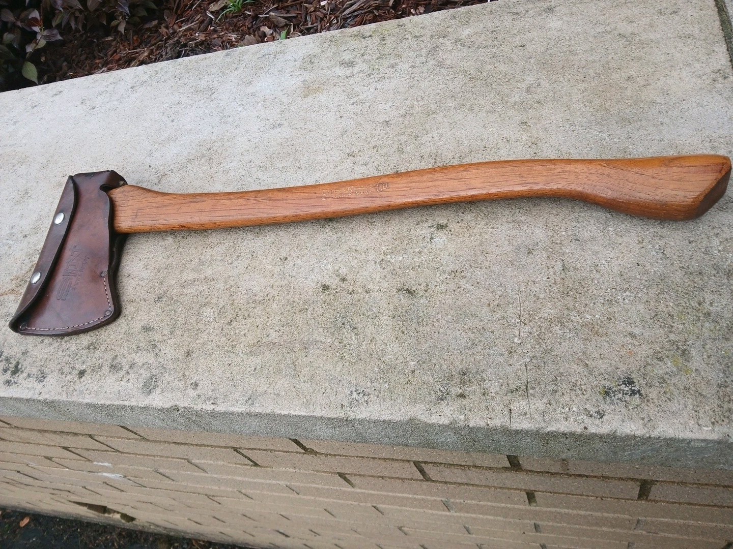 Vintage Snow & Nealley Norlund Tomahawk Pattern Axe Bangor Maine Hatchet (J)