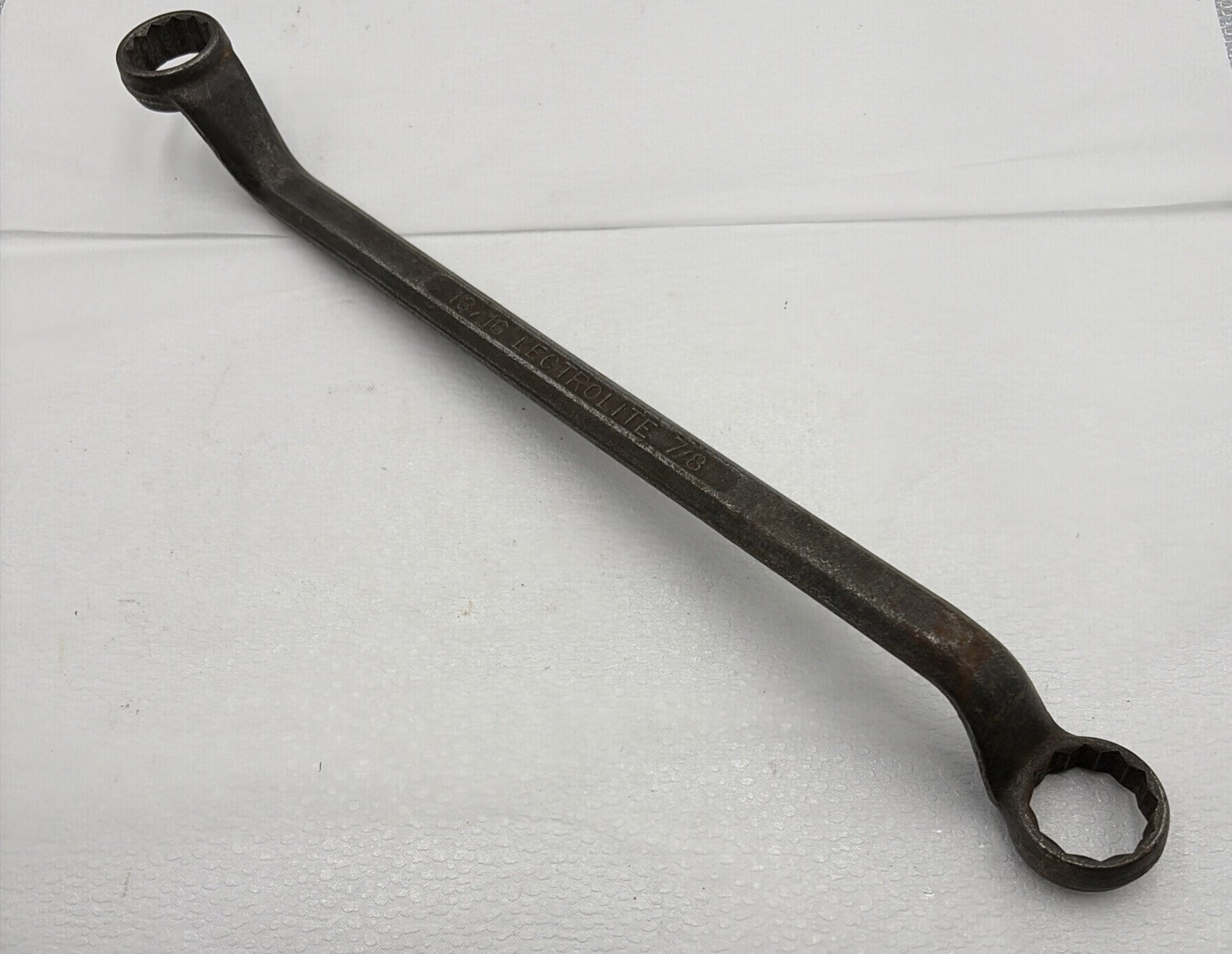 Lectrolite TruFit 13/16″ X 7/8″ 12 Point Deep Offset Box Wrench 3005 USA Vintage