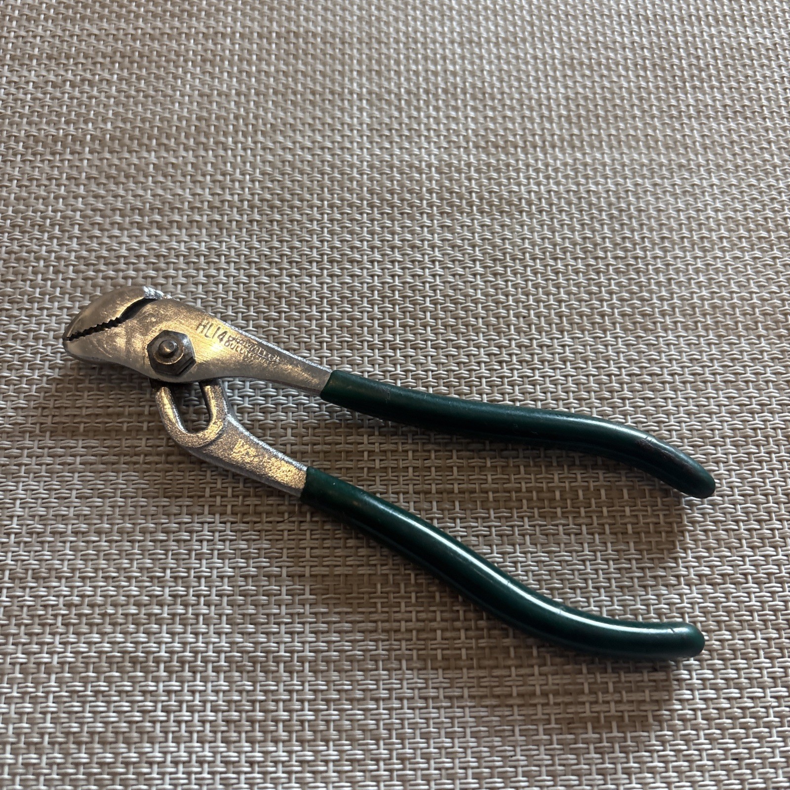 Diamond Diamalloy HL14 Ignition Slip Joint Pliers 4-1/2” Duluth USA Vintage