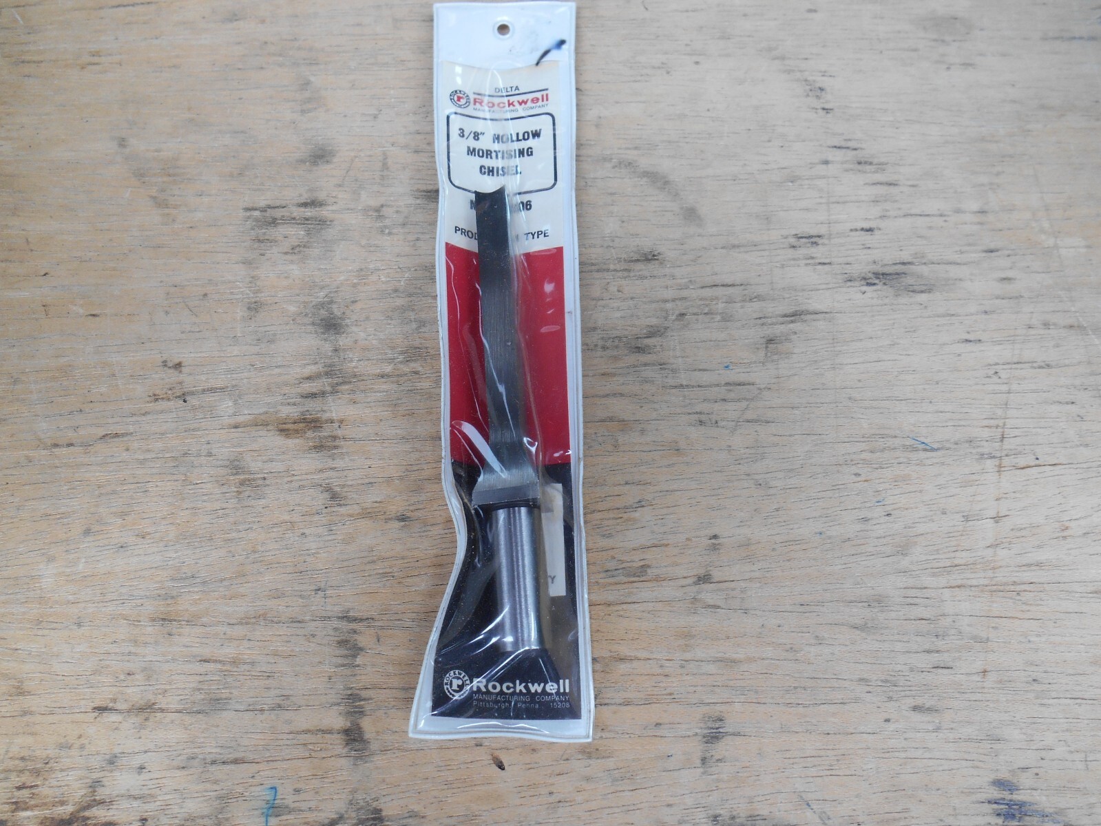 DELTA ROCKWELL 3/8″ HOLLOW MORTISING CHISEL 15-406