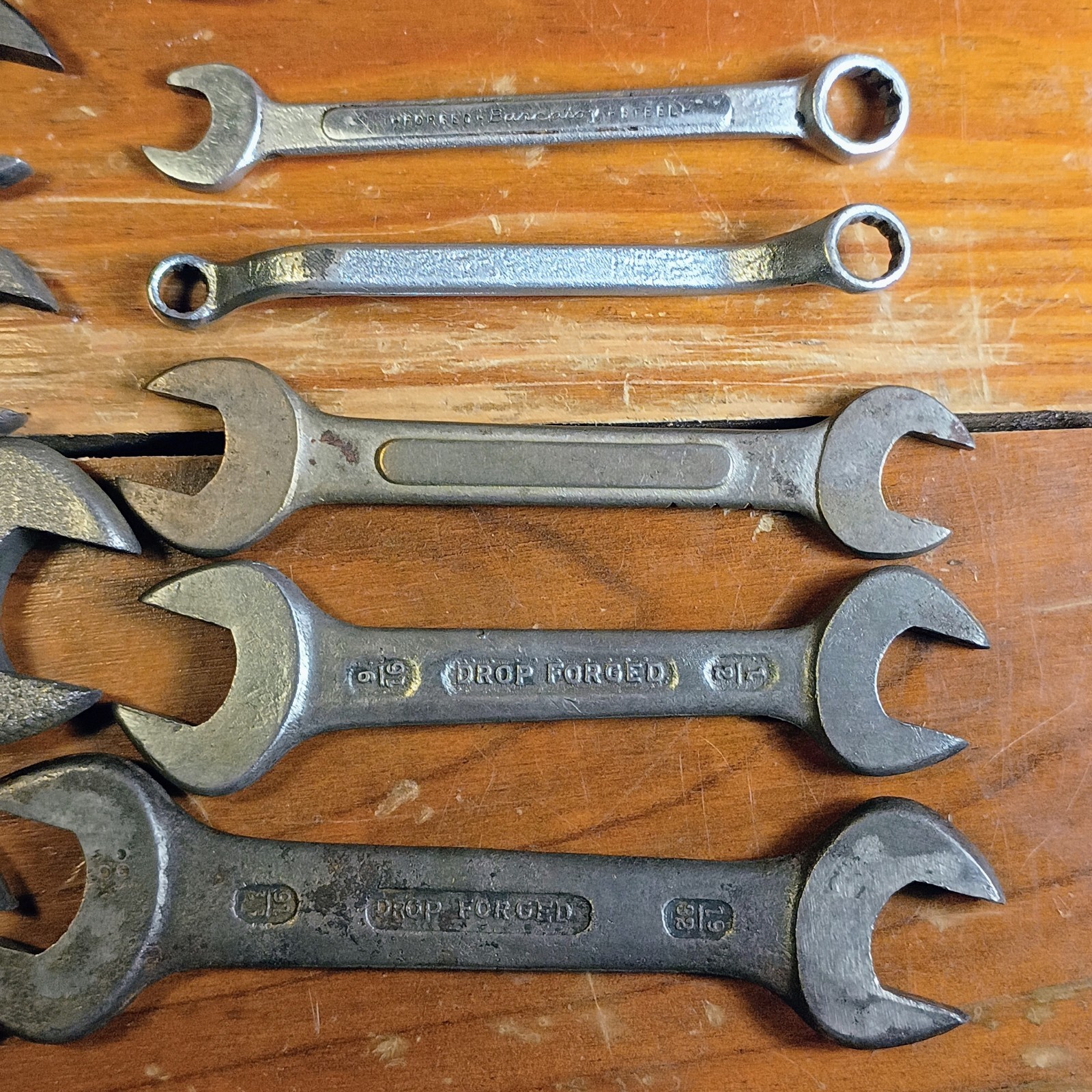 12 Vintage Barcalo Buffalo USA Wrenches Open End Double Box End Combination