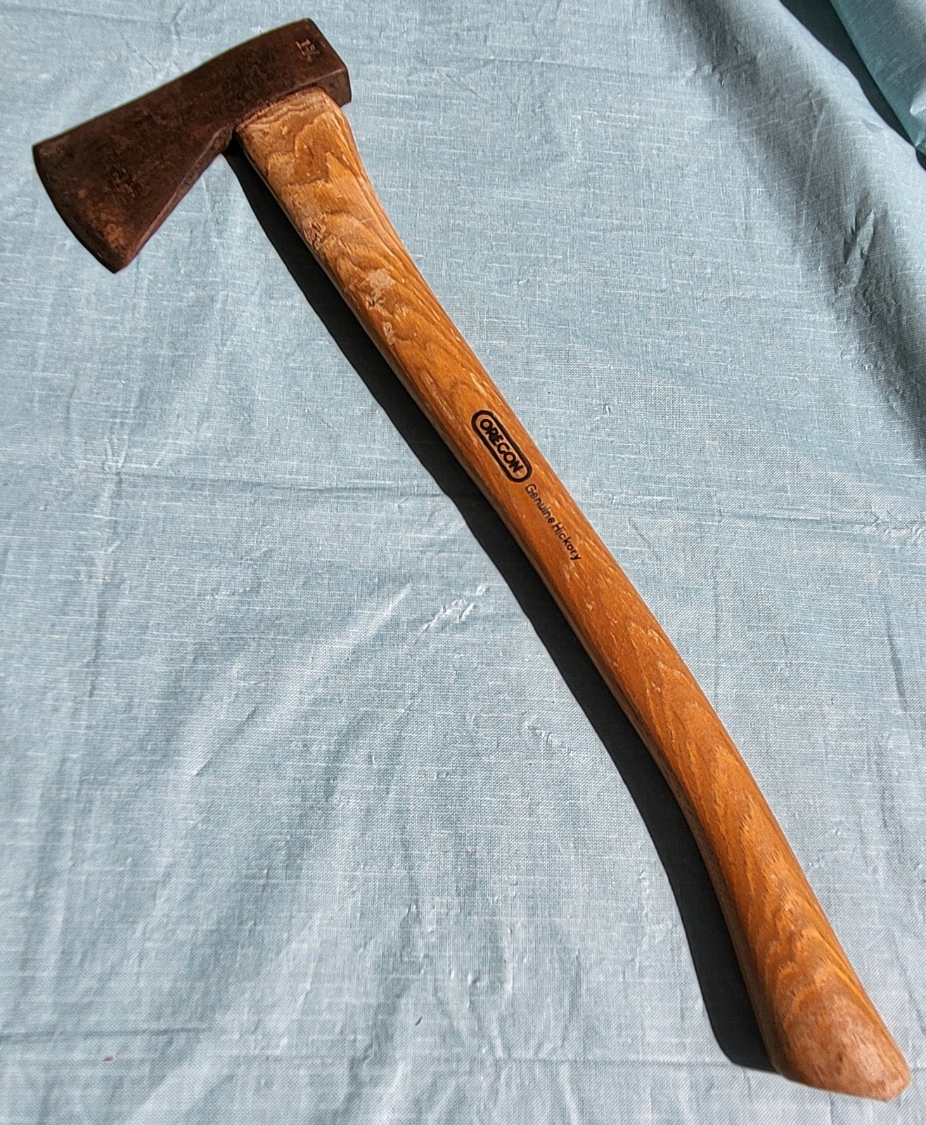 OREGON Embossed Hudson Bay Camp Axe, Original Paint, Stamped Handle…Norlund?