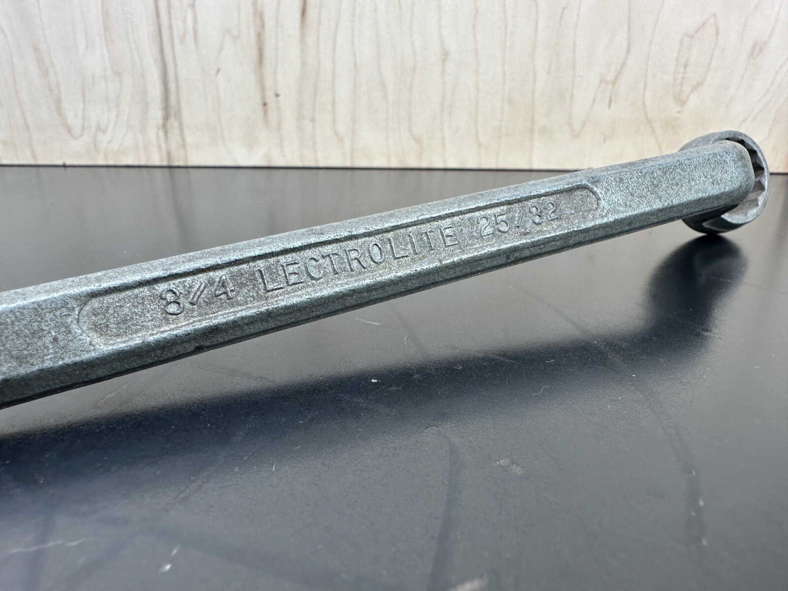 Double Boxed End Offset Wrench Lectrolite 25/32″ x 3/4″ Tru Fit 3004 Made In USA