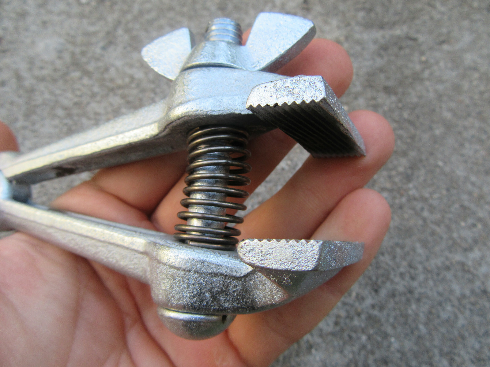 VTG OLD GDR DDR SMALCALDA MINI HAND VISE CLAMP EAST GERMAN GOLDSMITH GUNSMITH