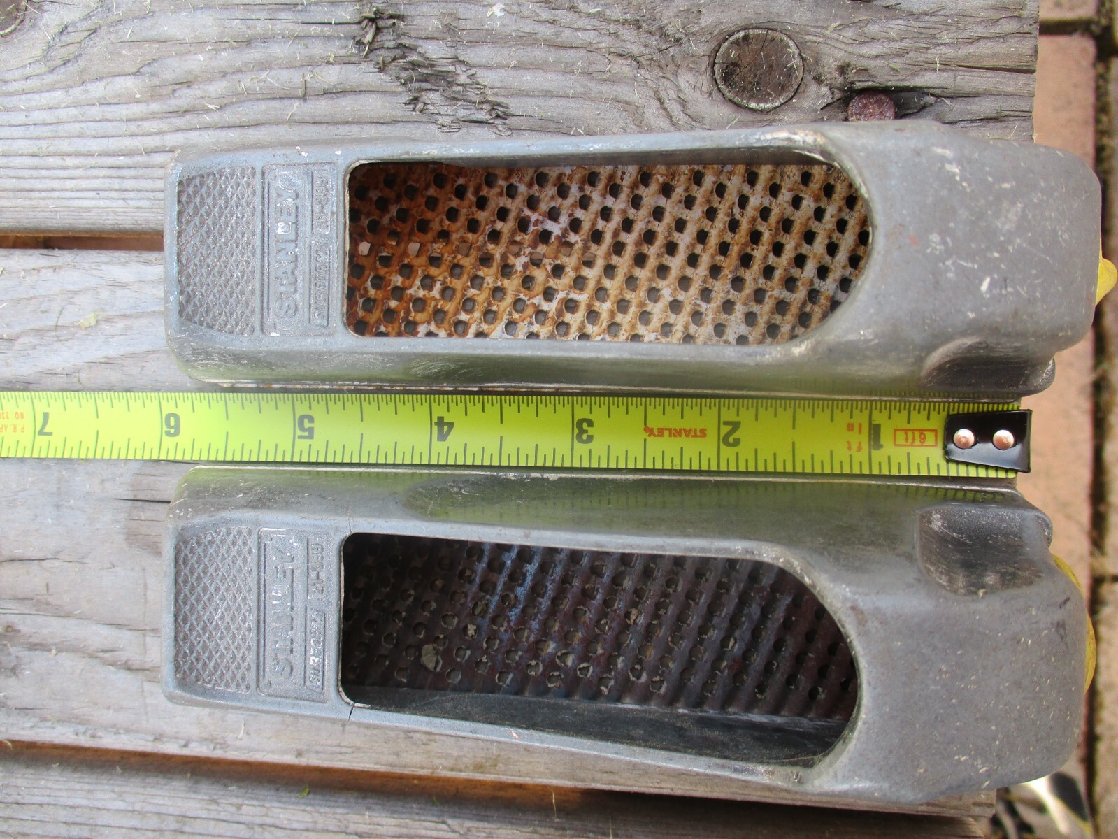 Vintage Stanley Surform Planers 2-21-399/1-285/1-295A & 1-10″ blade Lot of 5
