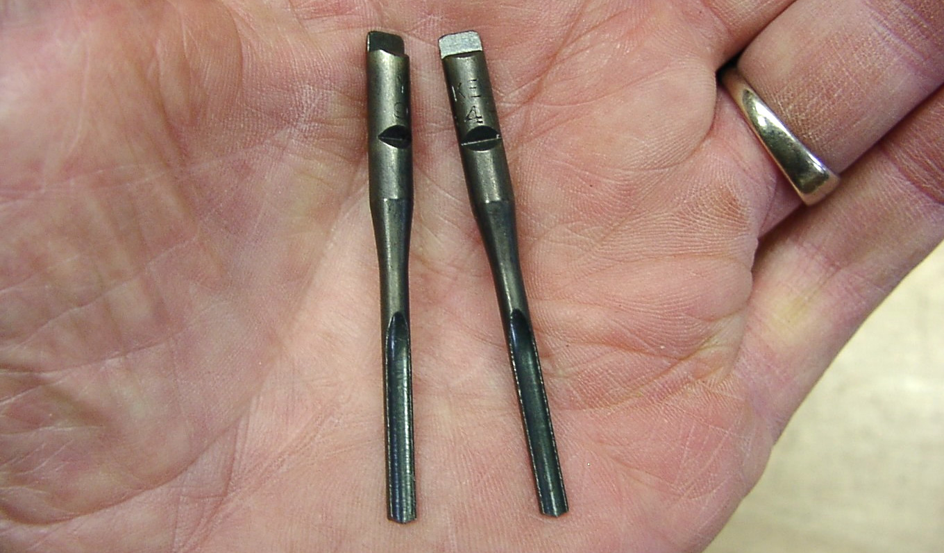6 Vntg Stanley Yankee Drill Points,2 Each Of 9/64″,7/64″,5/64″,XLINT!