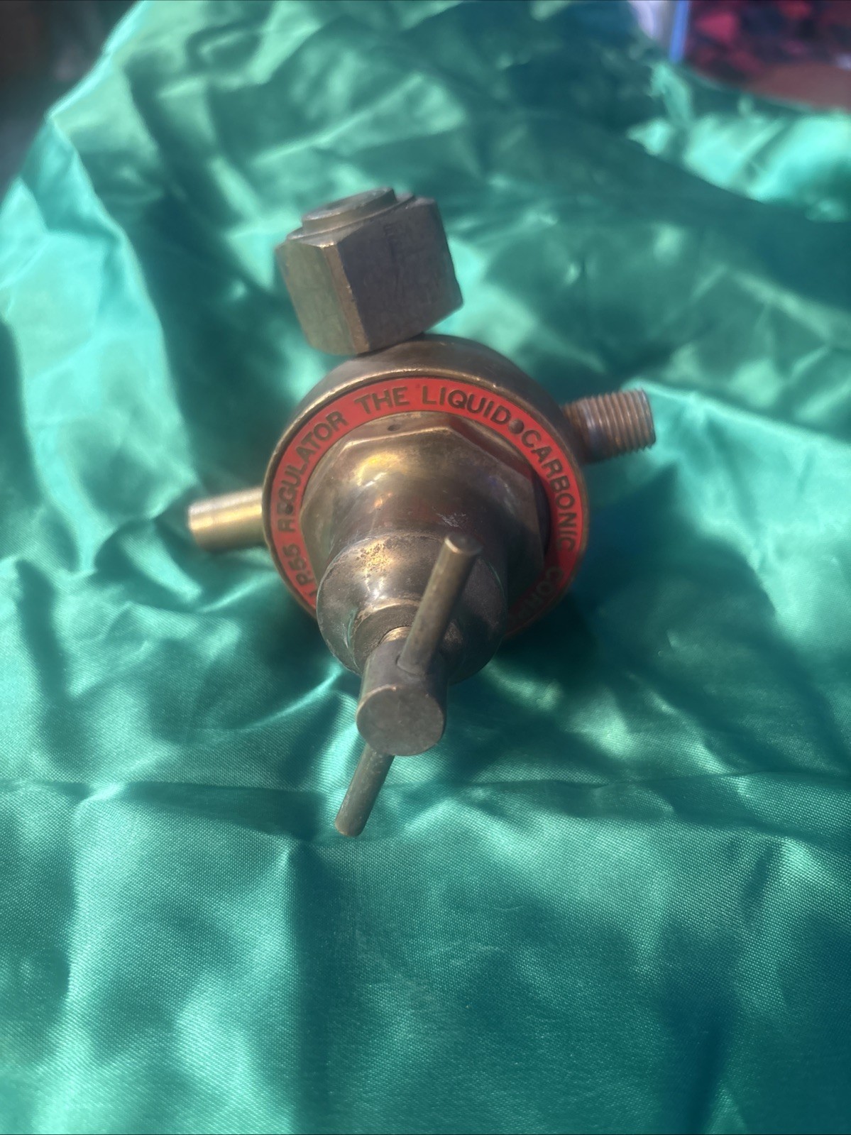 Antique Regulator Model MR55 BRASS Liquid Carbonic Corp Chicago Steampunk