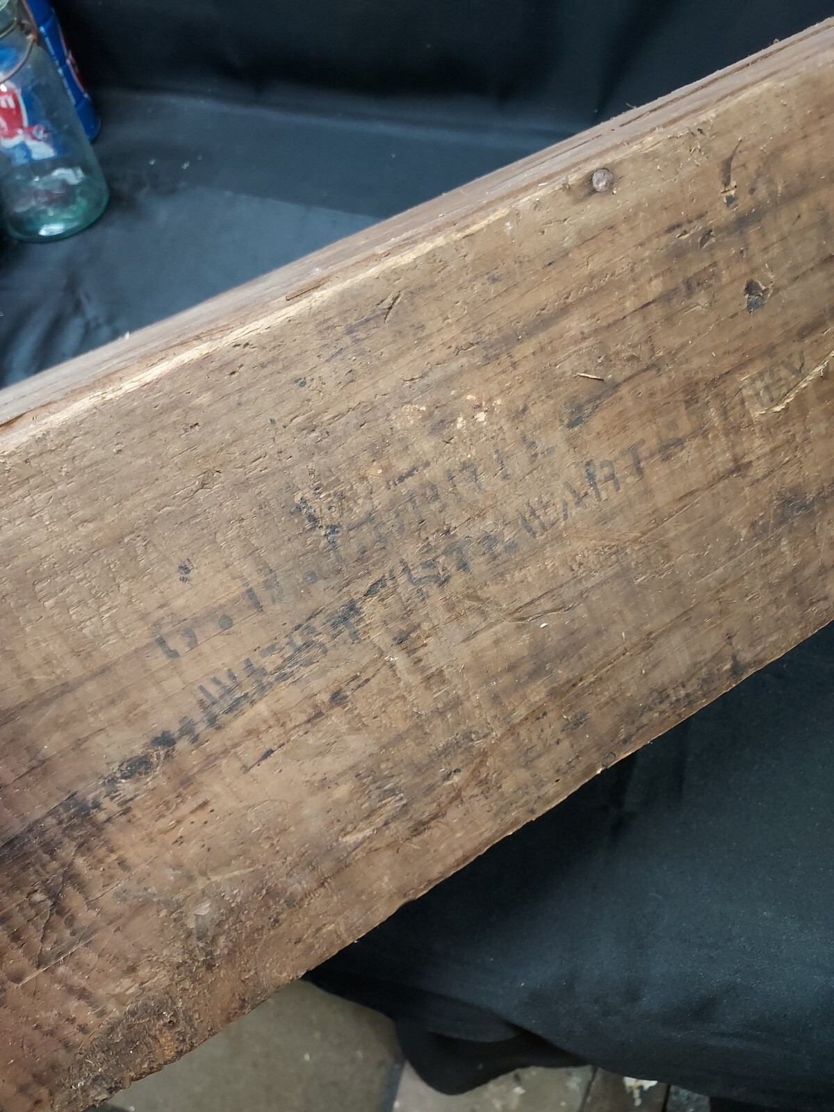 1862-1883 H & B Mfg Hubbard & Blake West Waterville Maine Scythe & Shipping Box
