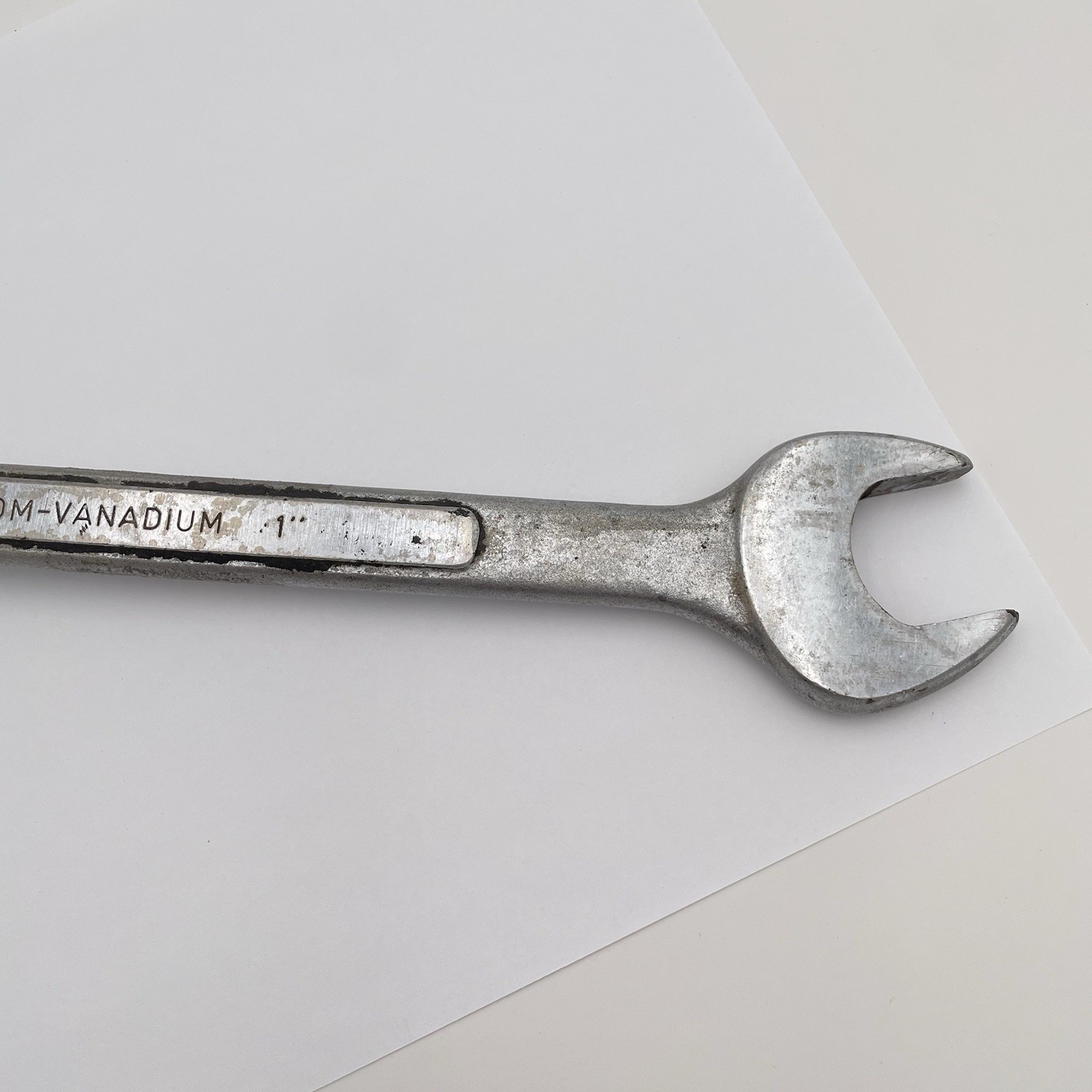 Vintage Made in West Germany Combination Wrench 1” Chrom-Vanadium