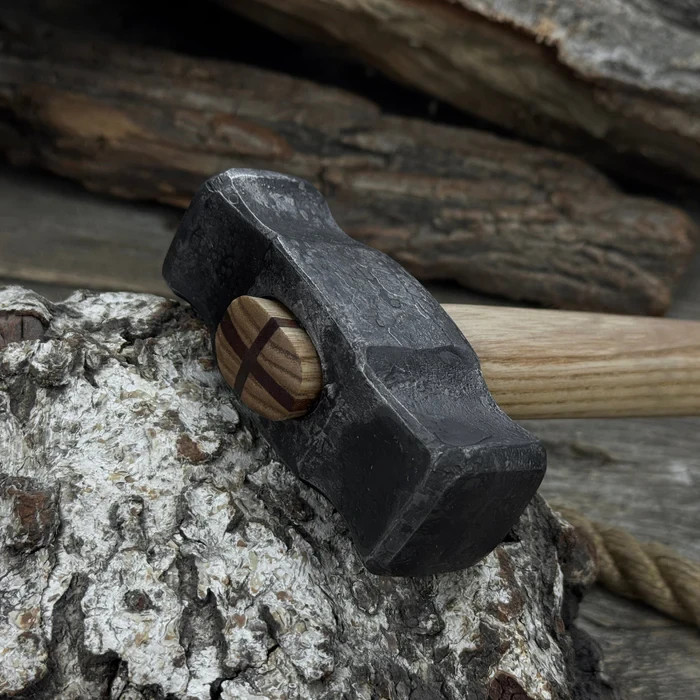 Hand-Forged Double Blacksmith’s Hammer, 1 kg (2.2 lbs)