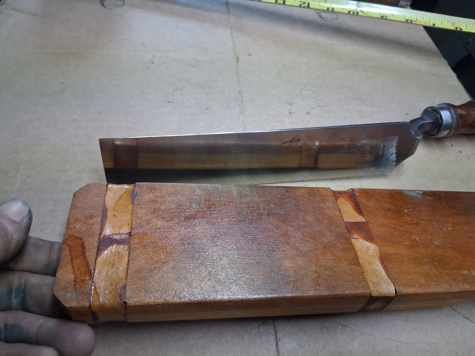 Restored D.R. Barton 1 3/4″ Trowel Shank Paring Chisel