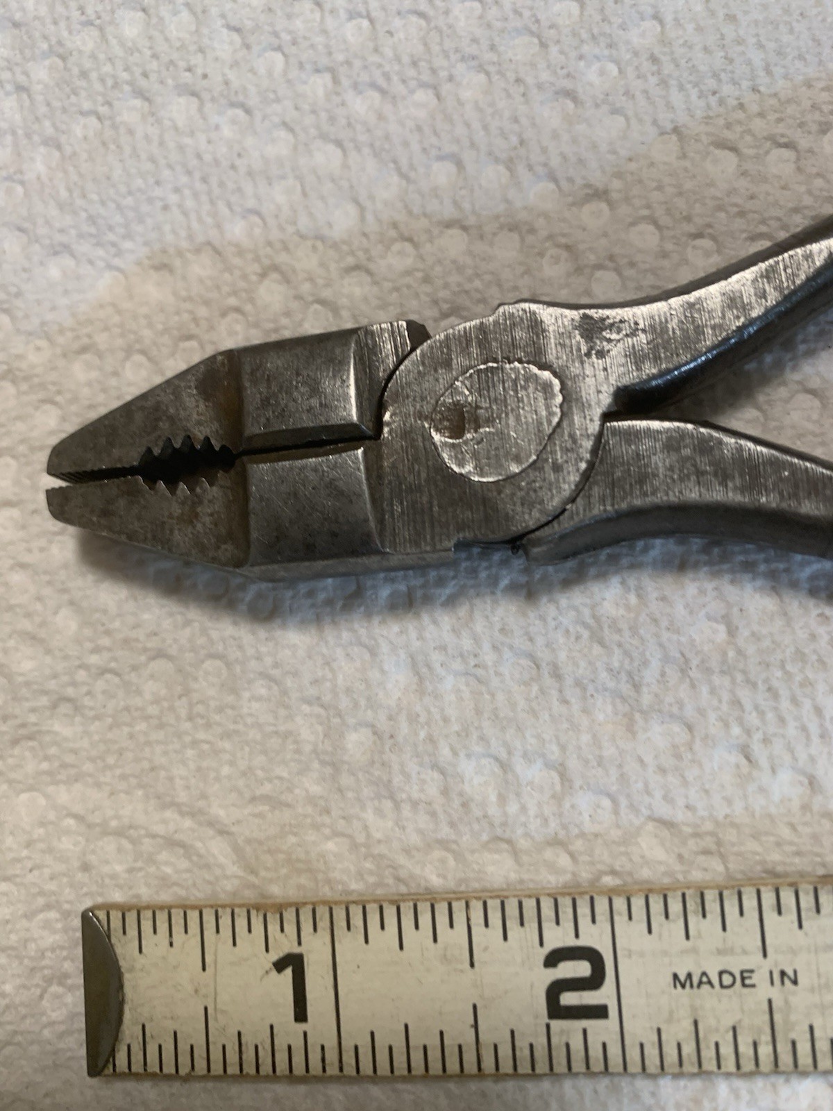 VINTAGE STUBAI LINESMAN PLIERS 6” LONG MARKED “STUBAI AUSTRIA” EXCELLENT!