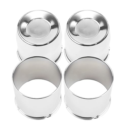 4Pcs 4.25inch Trailer Wheel 4.25″ OD (2 concave 2 open styles) Mirror Polished