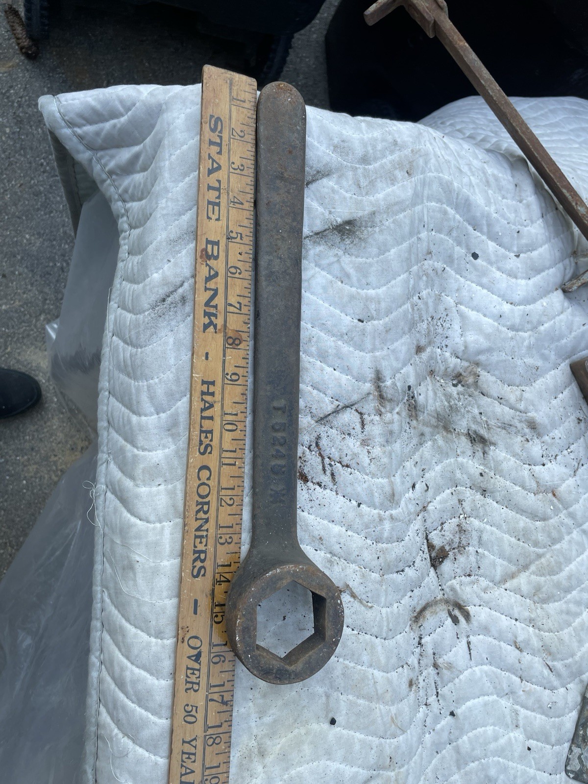Vintage Farm Equipment Wrench T5245 Large