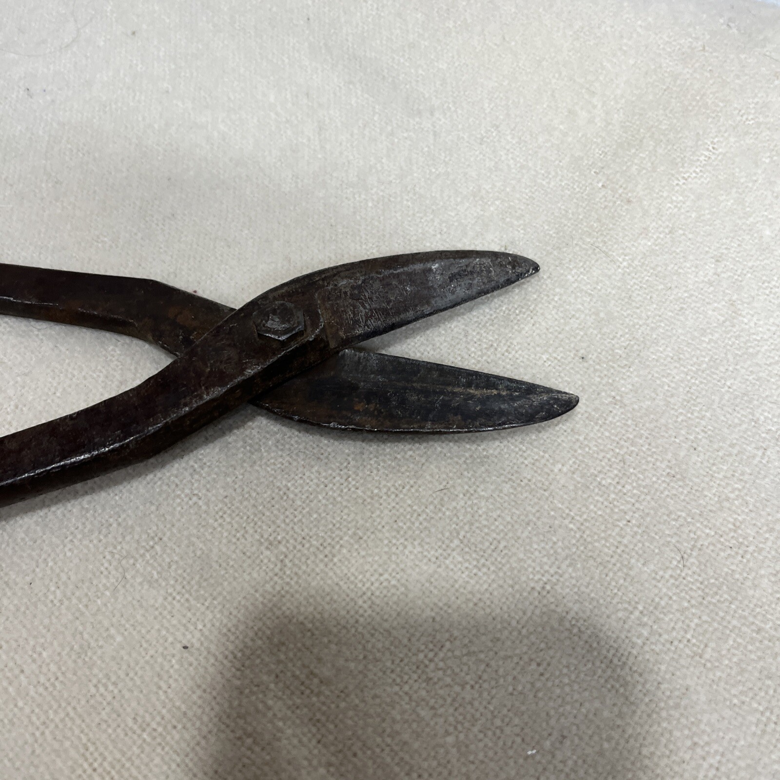 Wiss A10 Snips Scissors Forged Steel Carbon Inlaid Antique Vintage
