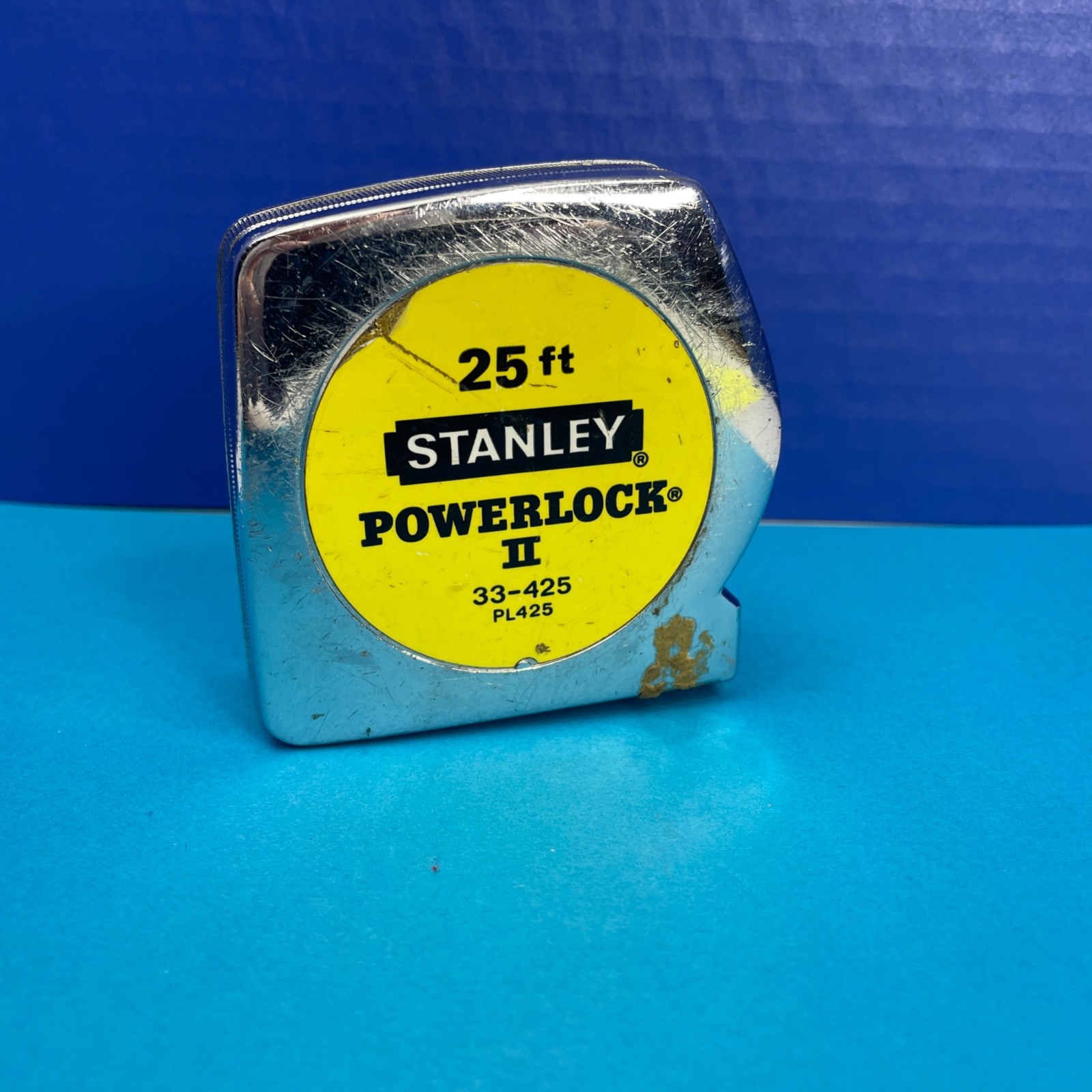 Vintage Stanley Powerlock II 25′ Foot Tape Measure #33-425
