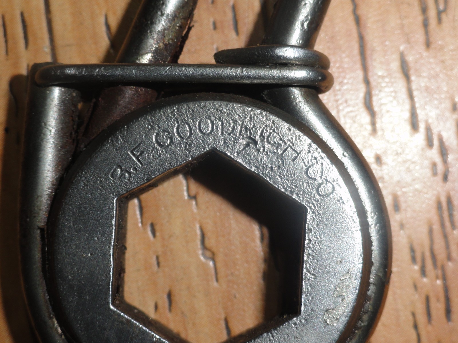 Antique “1909” Walden Worcester 3/4 Ratcheting Box Wrench Made For B.F. Goodrich