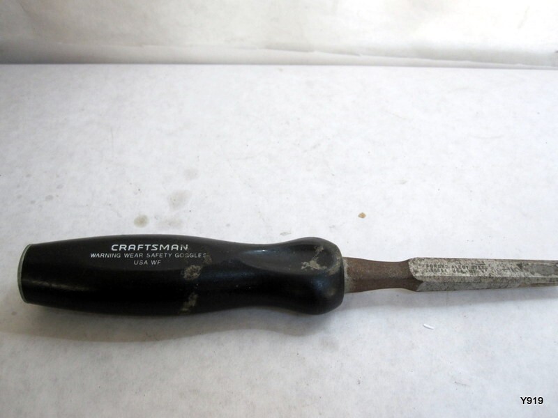 Vintage Craftsman 36851 Forged Alloy Steel WF Y Bevel Edge 1/2″ Wood Chisel