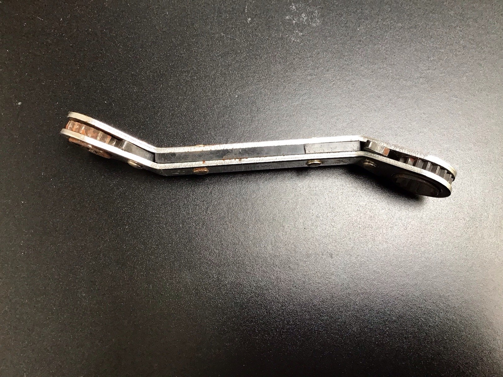 Vintage T R W 1/2” – 9/16” Ratchet Wrench