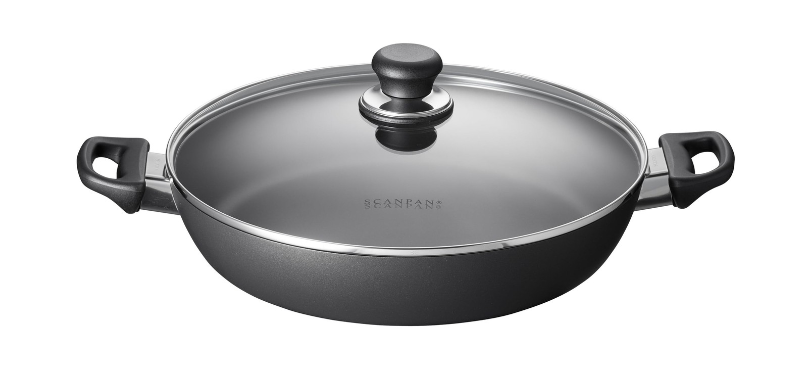 Scanpan Classic 12-1/2-Inch Covered Chef Pan, 12.5 Inch, Multicolor 4.2 Quarts