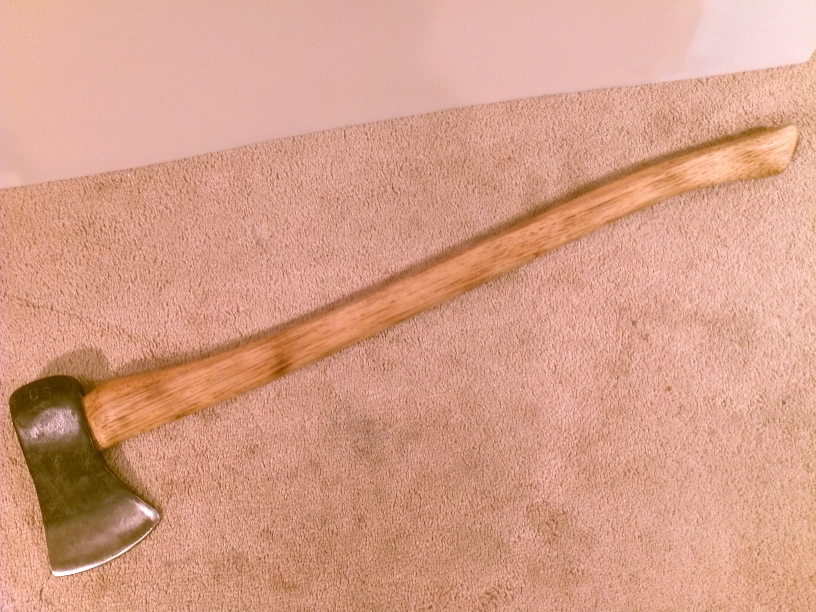Vintage US ? National Pattern 5 Lb. Single Bit Axe 35″