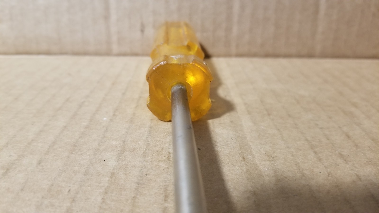 Vintage Yellow Handle Phillips Screwdriver Good cond