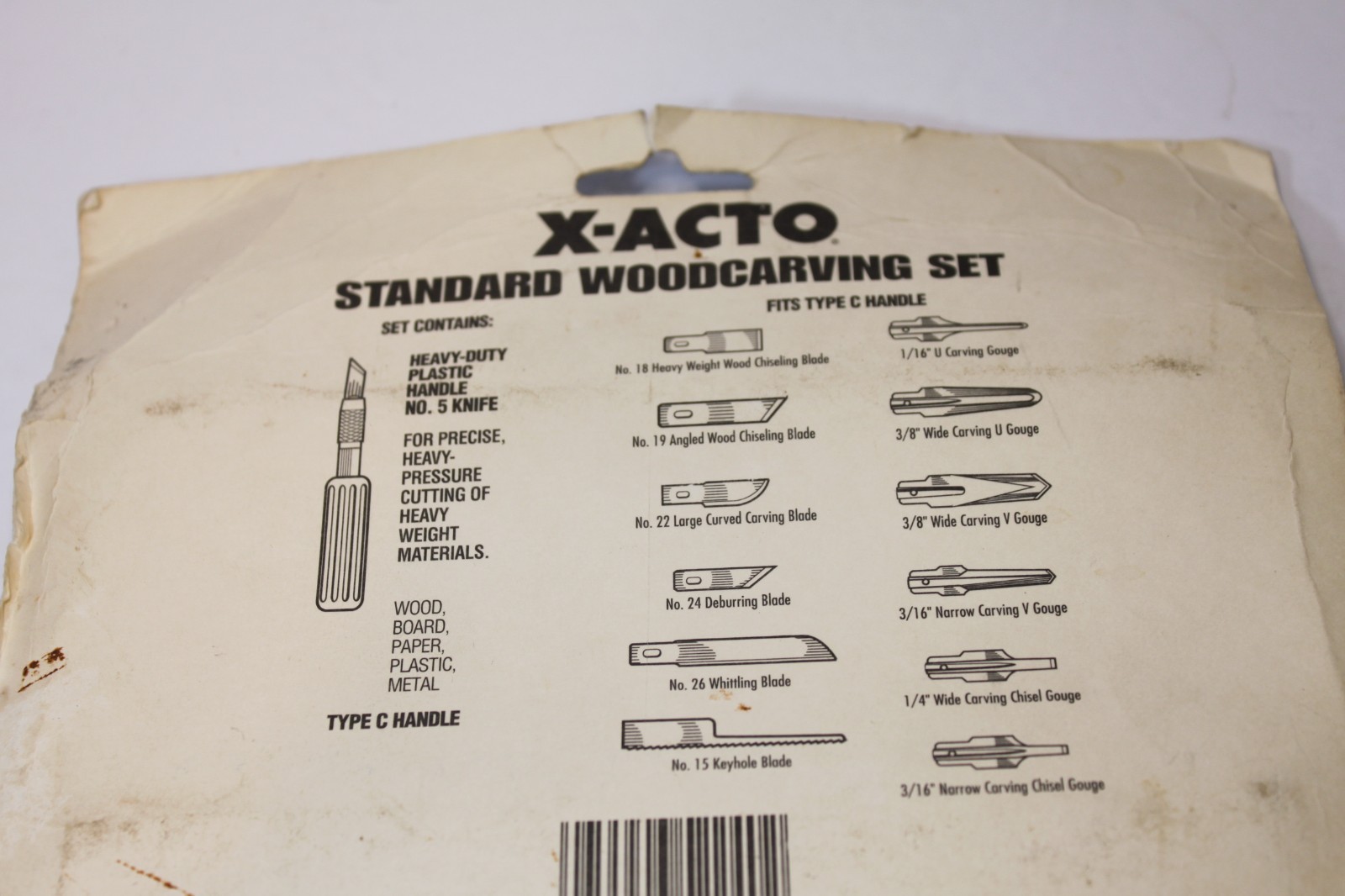 X-Acto Standard Woodcarving Set #X5224 in Wooden Box 13-Piece New Package