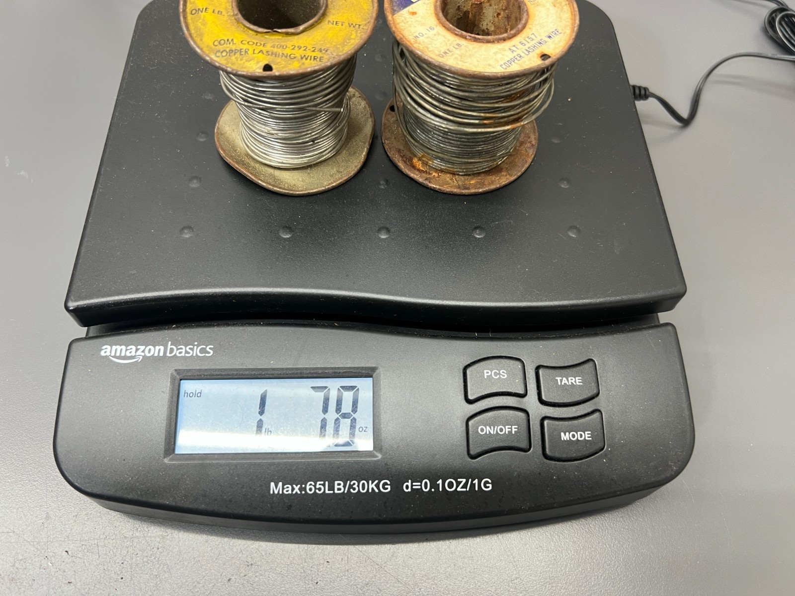 (t) VINTAGE WESTERN ELECTRIC AT6157 COPPER LASHING WIRE 2 ROLLS SOLDER – USA