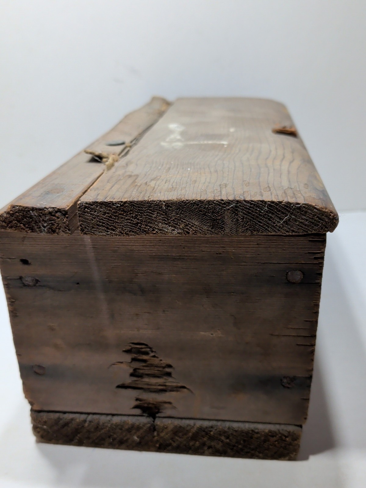 ✨ANTIQUE✨ RARE Primitive 19th/ 20th Century Wood Box / Chest Original Distressed
