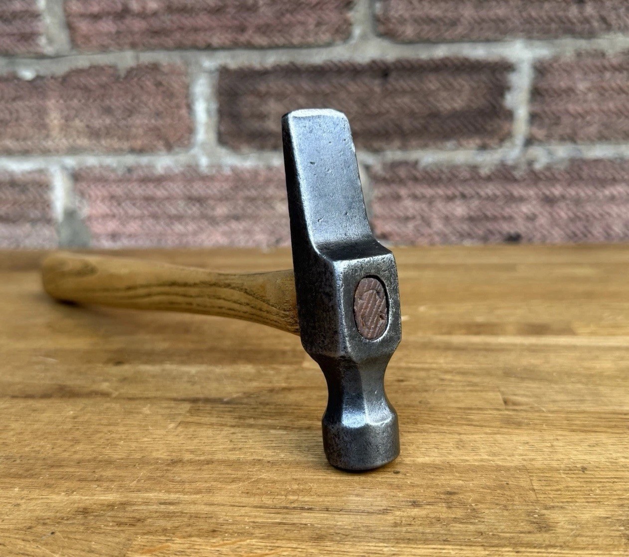 Vintage 10oz I&H Sorby Joiners Tinsmiths Hammer Cross Pein Chipping Old Tool