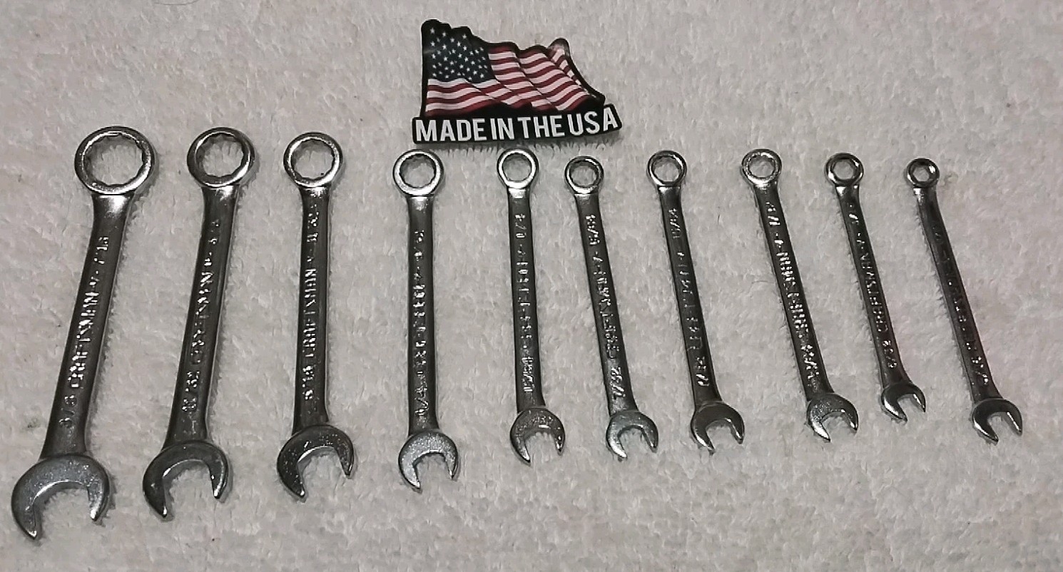 CRAFTSMAN 43441 10PC COMBINATION IGNITION WRENCH SET ” SUPER- SAE USA 🇺🇸