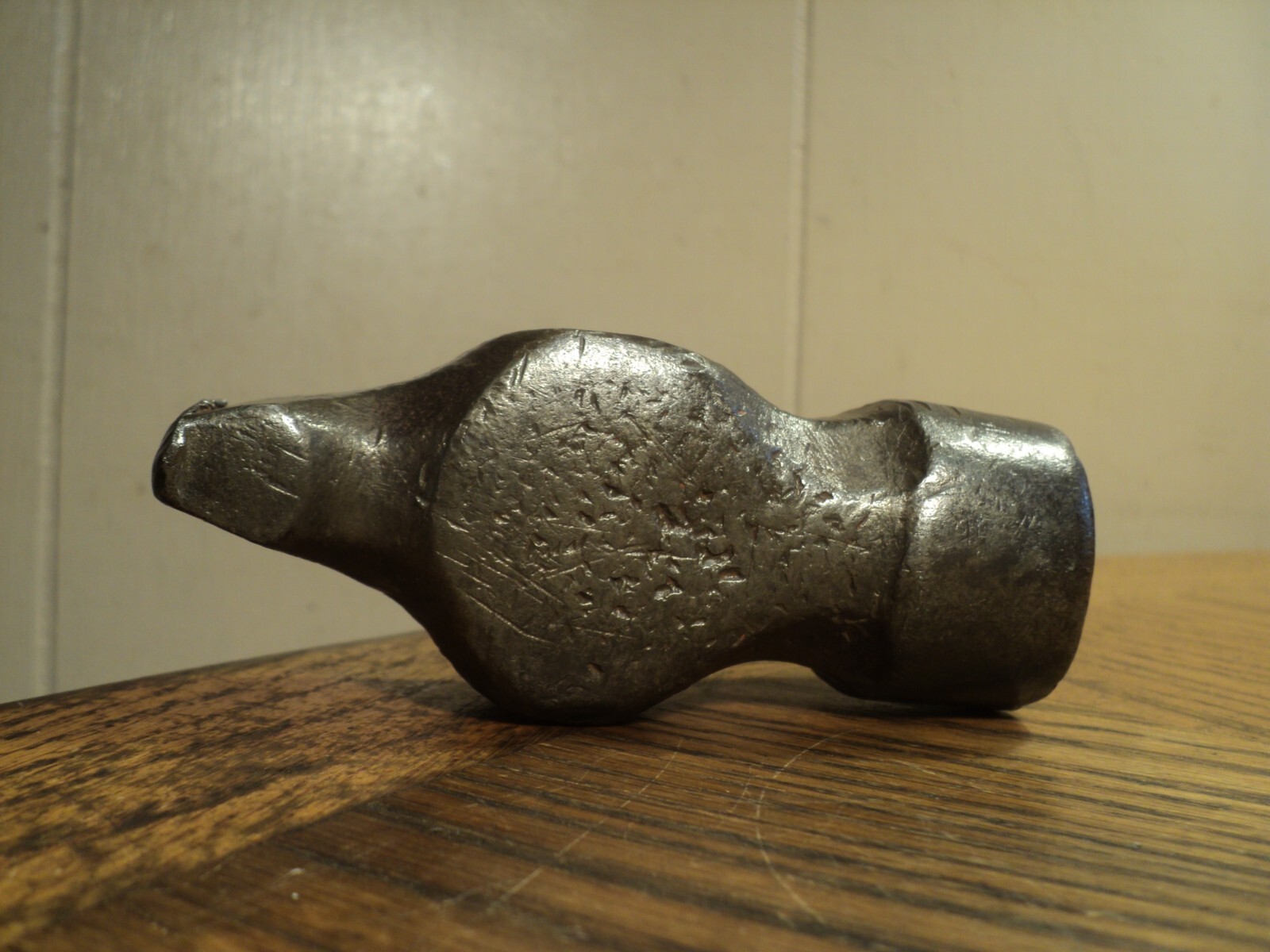 Vintage Black Smith’s Hammer Head Tool Only 4-1/4″ Long Unbranded