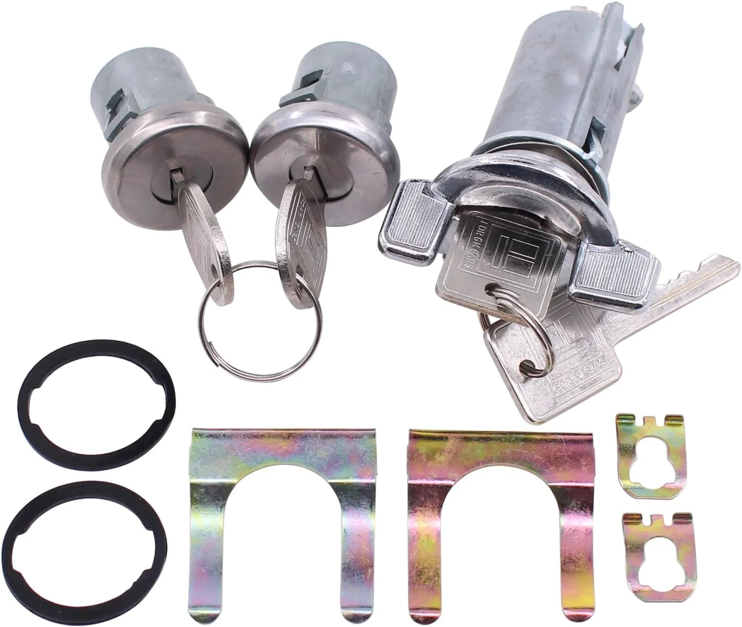 Ignition Switch and Door Lock Cylinder Kit for Chevy for GMC for Pontiac for …