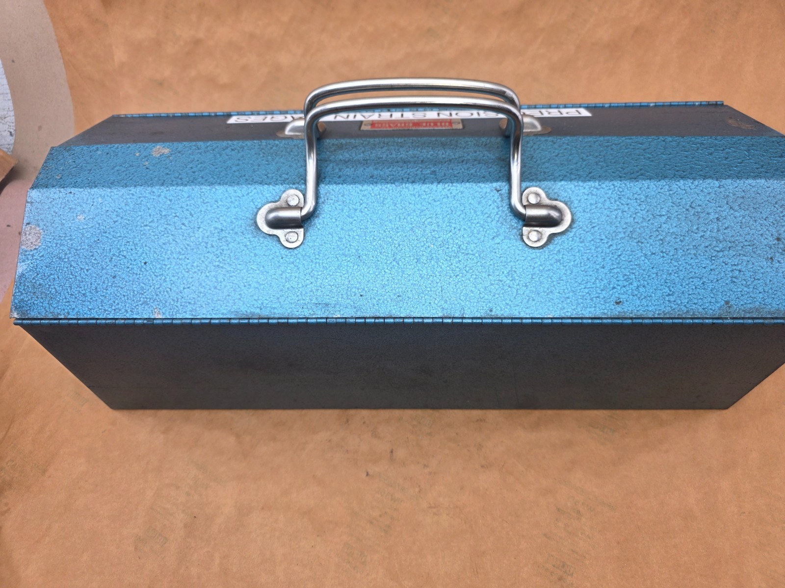Vintage Belknap Blue Grass T5-BG 721 Tool Box 21 L X 9 W X 7.5 H
