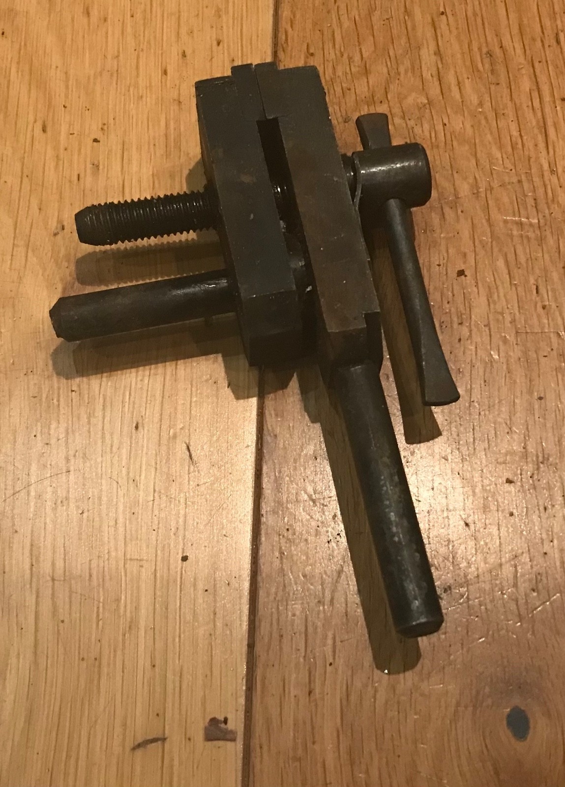 Vintage Jewelers Hand Held Vice – Watchmakers -Good Collector Item (Black D 16)