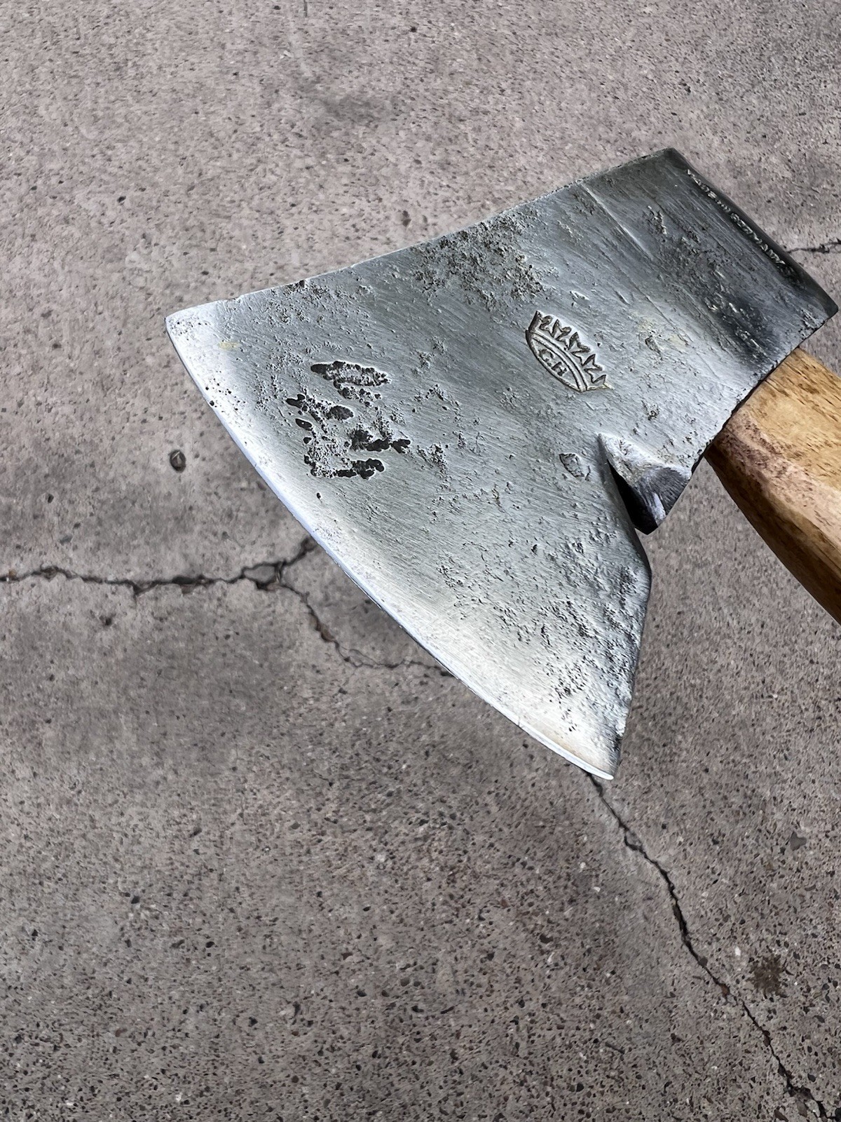 Bad-Axe: “MY FIRST AXE” Charles Helsper (Helko) 1.10lb Hatchet w/ 14.5in Handle