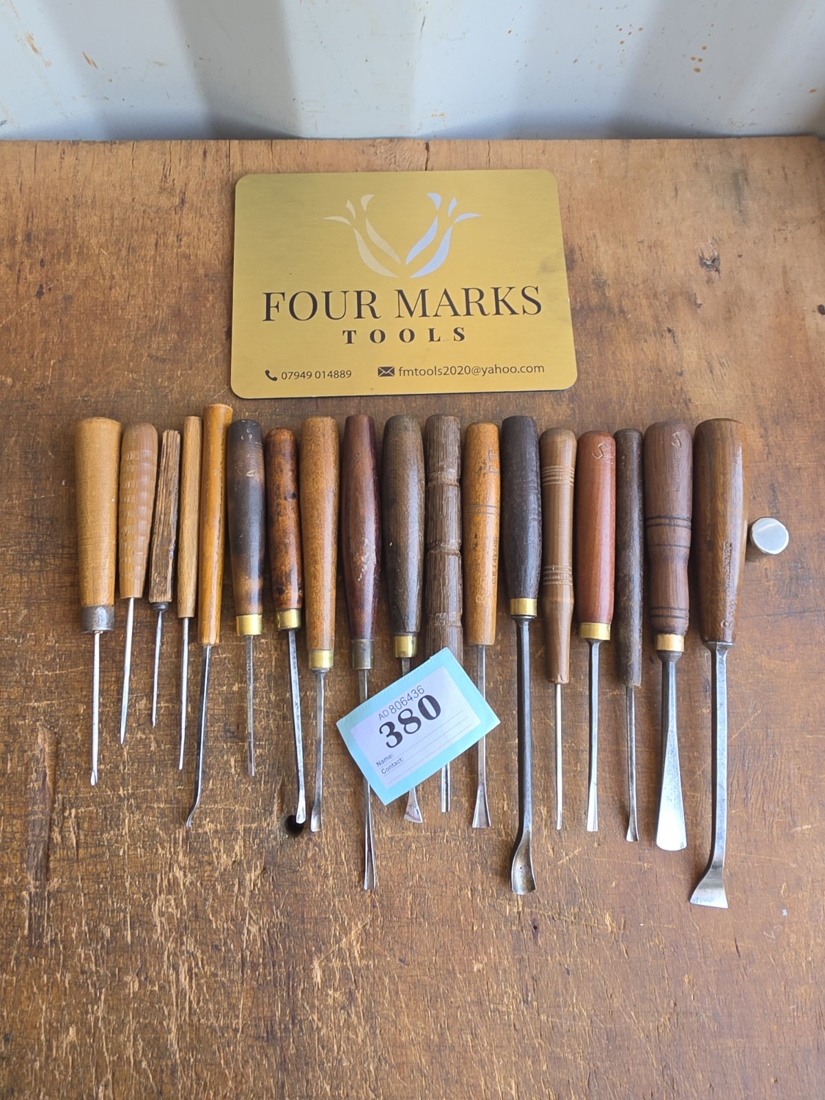 18 x Wood Carving Chisels And Gouges Sheffield Steel Ben Harms Collection