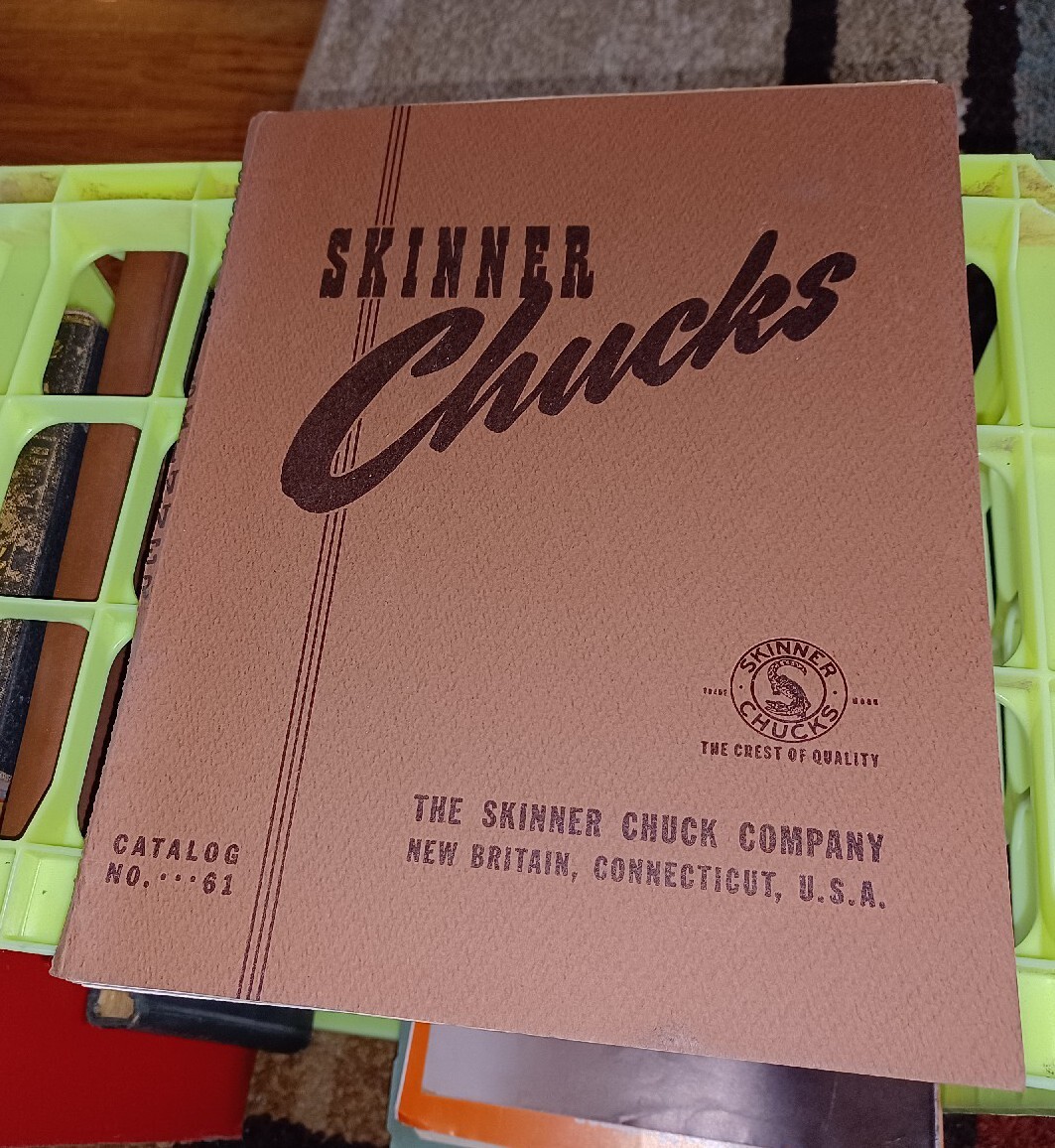 1949 SKINNER CHUCKS AND VISES COMPANY CATALOG #61 MILL JAWS SCROLL INDEPENDENT