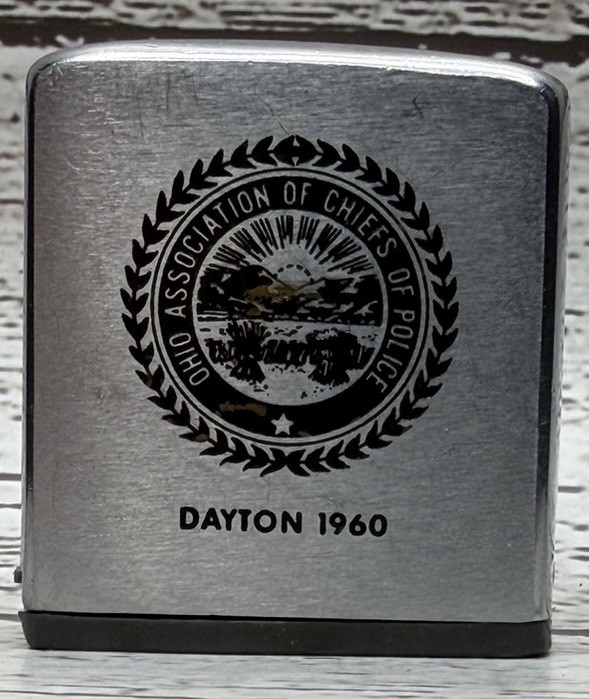 Zippo Tape Measure Rule Ohio Association Of Chiefs Of Police Dayton 1960 Vintage